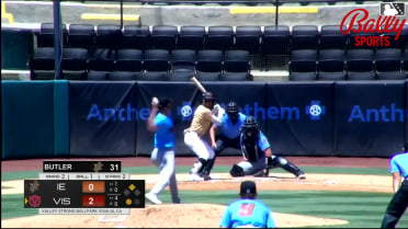 Yerald Nin triples (2) on a line drive to right fielder George Feliz. Tytus Cissell scores.