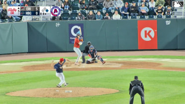 Izaac Pacheco singles on a sharp line drive to center fielder Elijah Nunez. Andrew Jenkins scores. Chris Meyers to 2nd.