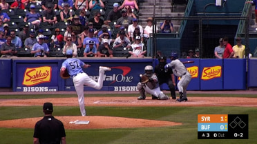 Shane Bieber paints the corner for a strikeout