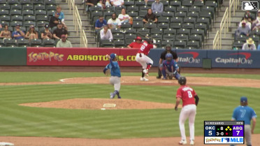 Vimael Machín walks. Adael Amador scores. Sterlin Thompson to 3rd. Charlie Condon to 2nd.