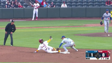 Ugueto steals four bases in one series vs Tulsa