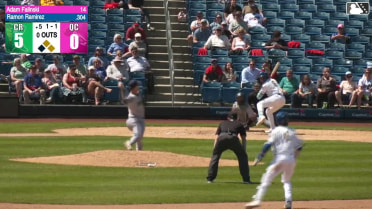 Ramon Ramirez homers (6) on a fly ball to center field. Nolan Sailors scores. Blake Mitchell scores.