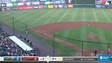 Alex Mooney's tough scoop at third