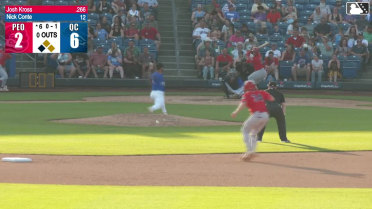 Sammy Hernandez doubles (12) on a ground ball to left fielder Luke Pelzer. Jack Gurevitch scores. Josh Kross to 3rd.