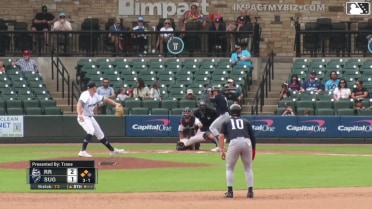 Justin Foscue singles on a line drive to center fielder Kellen Strahm. Nick Pratto scores. Aaron Zavala to 3rd.