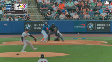 Vidal Bruján homers (1) on a fly ball to right center field. Ryan Clifford scores.