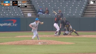 Tavian Josenberger singles on a line drive to right fielder Nick Mitchell. Carter Young scores.