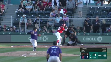 Alejo Lopez homers (2) on a fly ball to right field. Blake Rambusch scores.