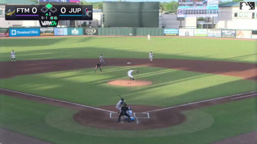 Byron Chourio singles on a line drive to center fielder Andres Valor. Harry Genth scores.