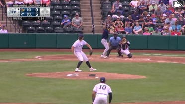 Gage Workman homers (11) on a fly ball to left center field.