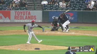 Cesar Quintas singles on a line drive to center fielder Jose Alpuria. Korbyn Dickerson scores. Aiden Taurek to 2nd.