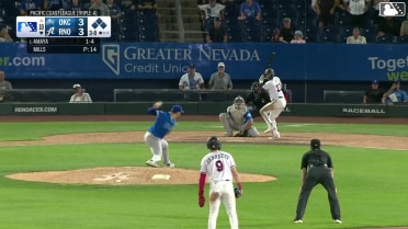 Jacob Amaya walks. Angel Ortiz scores. Danny Serretti to 3rd. Kristian Robinson to 2nd.