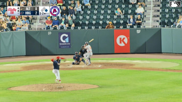 Will Taylor homers (2) on a fly ball to left field. Omar Alfonzo scores.