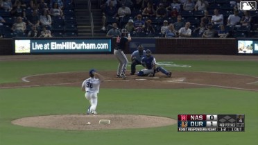 Blake Burke homers (4) on a line drive to right center field.