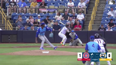 Welbyn Francisca out on a sacrifice fly to left fielder Jose Escobar. Jonah Advincula scores.