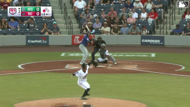 Aidan Longwell flies into a double play, right fielder Jean Carlos Sio to first baseman Sabin Ceballos to third baseman Diego Velasquez. Jack O'Dowd out at 3rd.