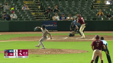 Rafe Perich singles on a ground ball to left fielder Jaime Ferrer. Theo Hardy scores. Sebastian Walcott to 2nd.