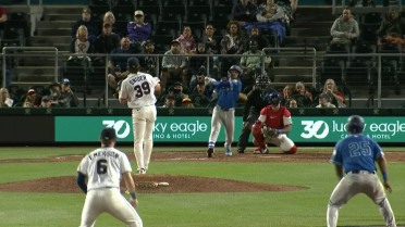 Alex Freeland's four-RBI game