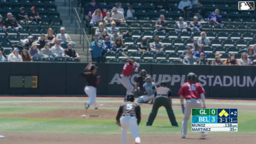 Samuel Munoz singles on a line drive to left fielder Brandon Compton. Jose Meza scores. Cameron Decker to 3rd. Jesus Galiz to 2nd.