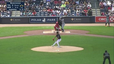Patrick Sandoval In play, run(s) to Tyler Gentry