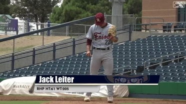 Jack Leiter fans four over three innings