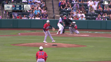 Ralphy Velazquez homers (3) on a fly ball to left center field.