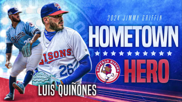 Bisons Luis Quinones named the 2024 Hometown Hero