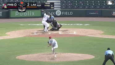 Jordan Yost singles on a line drive to center fielder Brayden Smith. Jesus Pinto scores.