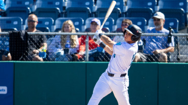 Alejo Lopez singles to left field scoring Jonny Farme