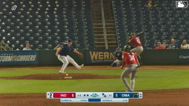 Rafael Flores Jr. singles on a ground ball to right fielder Gavin Cross. Jhostynxon Garcia scores. Jack Brannigan to 3rd.