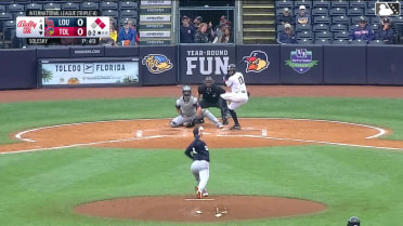 Corey Julks singles on a ground ball to center fielder Garrett Hampson. Max Anderson scores. Jace Jung to 2nd.