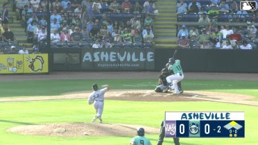 John Garcia singles on a ground ball to center fielder Ely Brown. Alejandro Nunez scores.