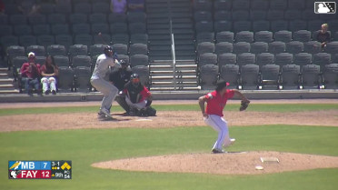 Eli Lovich walks. Logan Poteet scores. Jose Escobar to 3rd. Derniche Valdez to 2nd.