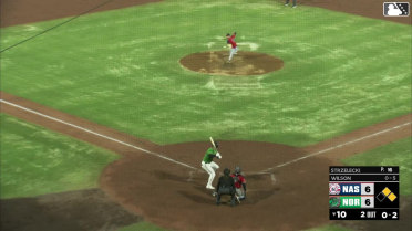 Weston Wilson singles on a fly ball to right fielder Greg Jones. Will Robertson scores. Enrique Bradfield Jr. to 2nd.