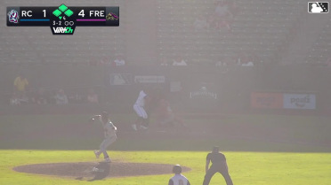 Derek Bernard singles on a fly ball to center fielder Hayden Alvarez. Ashly Andujar scores. Cameron Nelson to 3rd. Jeremy Ciriaco to 2nd.