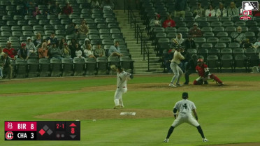 Andy Weber singles on a ground ball to center fielder Carlos Jorge. Jacob Burke scores.