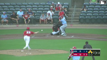 Zach Levenson out on a sacrifice fly to center fielder Jonny Farmelo. Jack Gurevitch scores.