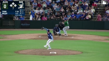 Dallas Macias homers (4) on a line drive to left field.
