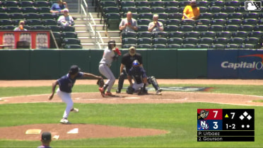 Duce Gourson homers (3) on a fly ball to right field.