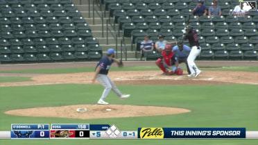 Ivan Sosa homers (8) on a line drive to left center field.