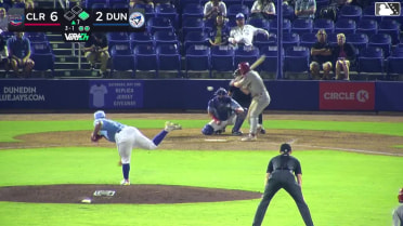 Matthew Ferrara homers (1) on a fly ball to left field. Alirio Ferrebus scores.