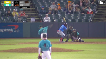 Wuilfredo Antunez homers (5) on a fly ball to center field.