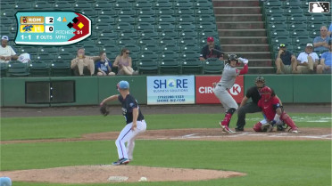 Dixon Williams homers (9) on a fly ball to right center field. Owen Carey scores.
