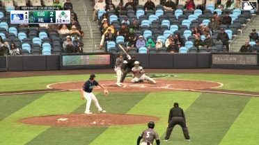 Carlos Gutierrez singles on a line drive to left fielder Avery Owusu-Asiedu. Dakota Jordan scores.