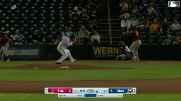 Jose Cuas In play, no out to Tyler Gentry
