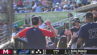 Jesse Franklin belts 15th home run to center field