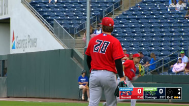 Braxton Garrett throws eight no-hit innings