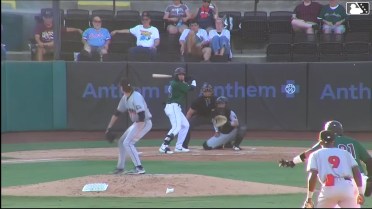 Ivan Luciano doubles (16) on a fly ball to right fielder Derek Bernard. Adrian De Leon scores. Enyervert Perez scores. Abdias De La Cruz to 3rd.