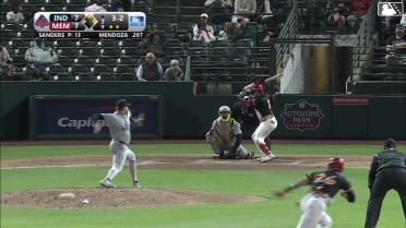 Ramon Mendoza singles on a line drive to center fielder Ronny Simon. Bligh Madris scores. Colton Ledbetter to 3rd.