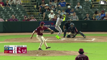 Jean Walters singles on a ground ball to right fielder Dylan Dreiling. Danny Serretti scores. Alberto Barriga to 3rd.